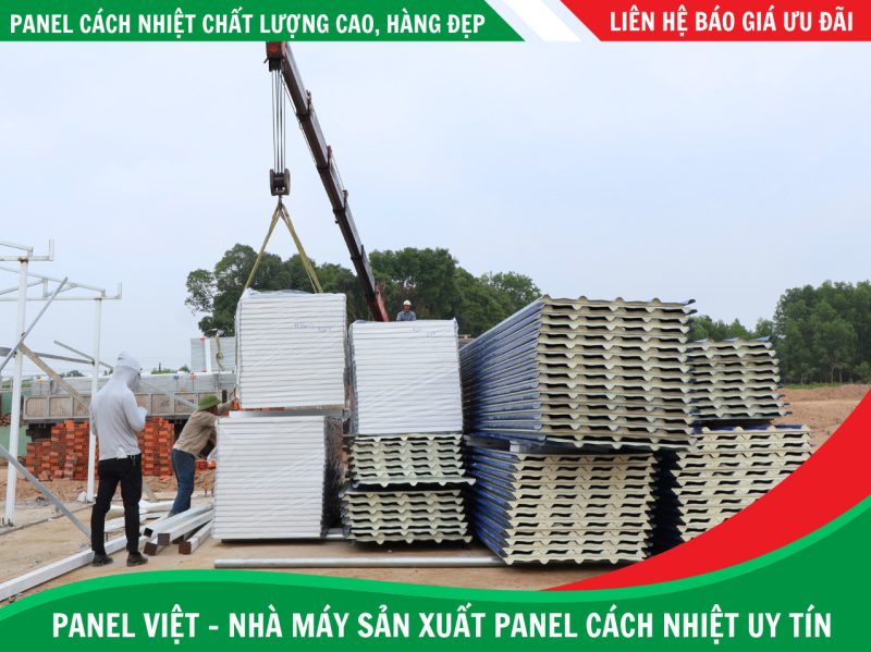 Nhà máy mái panel rockwool