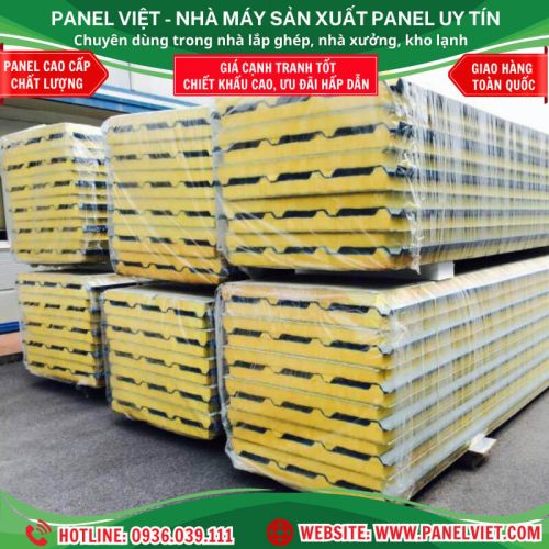 lợp mái panel bông thủy tinh