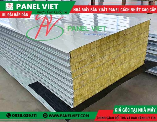 panel rockwool làm trần