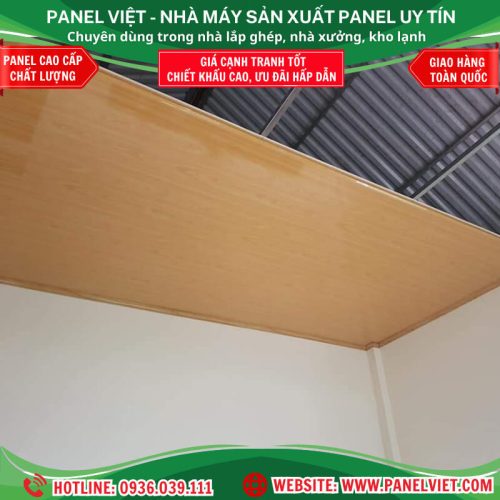 trần panel pu cách nhiệt