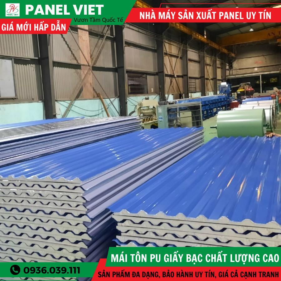 tấm mái cách âm panel