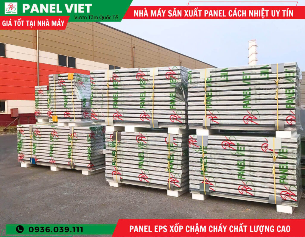 tấm panel làm vật liệu xây dựng