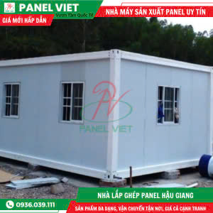 mẫu container ở Hậu Giang