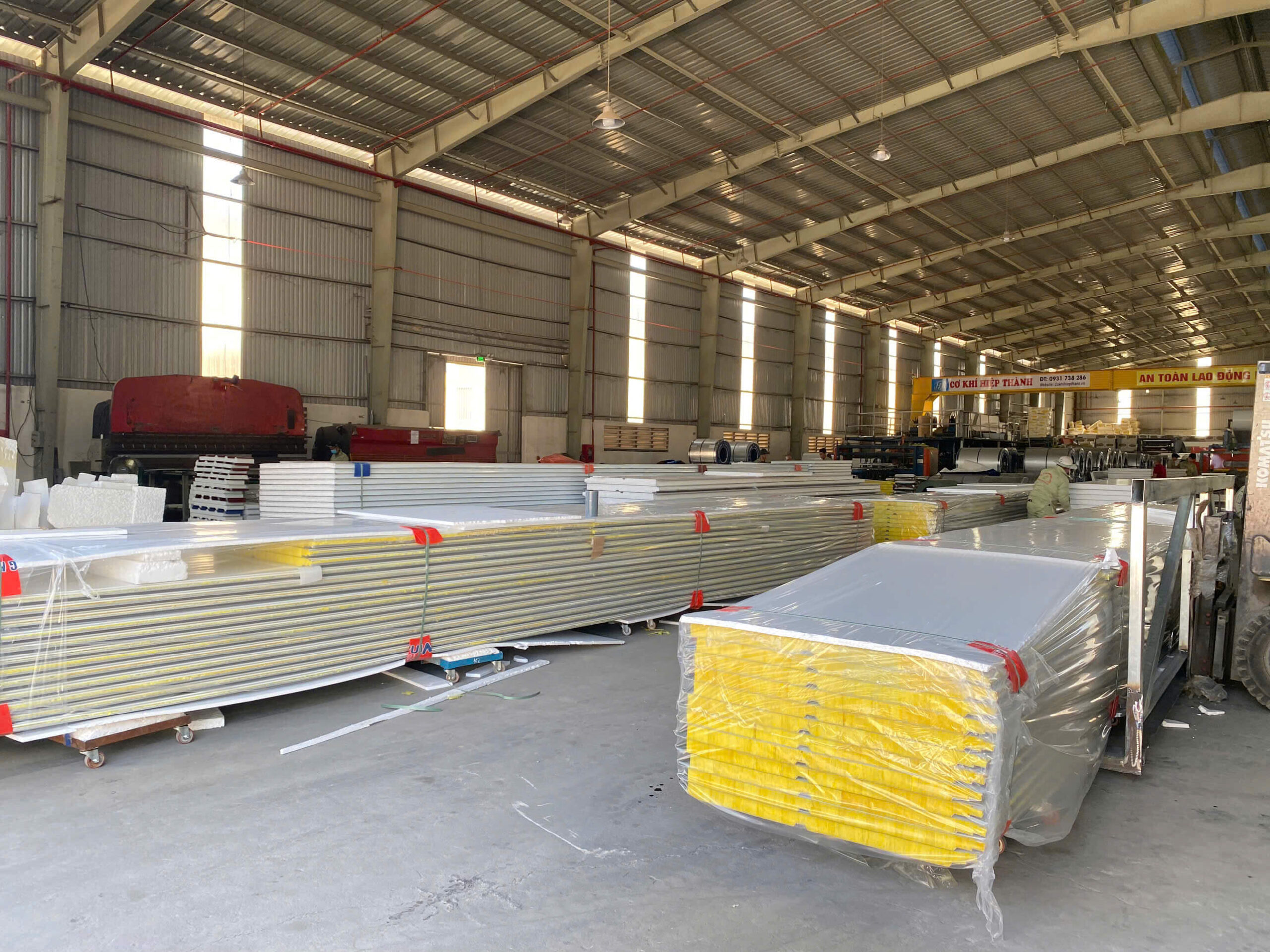 panel glasswool chống cháy