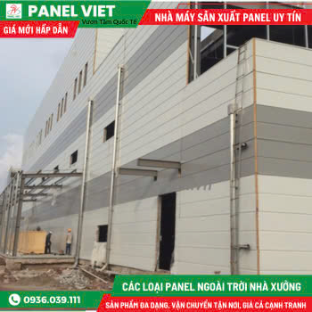 thi công panel nhà xưởng ngoài trời