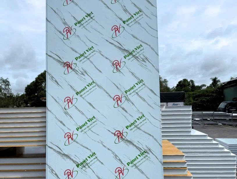 panel cách nhiệt đá vân mây