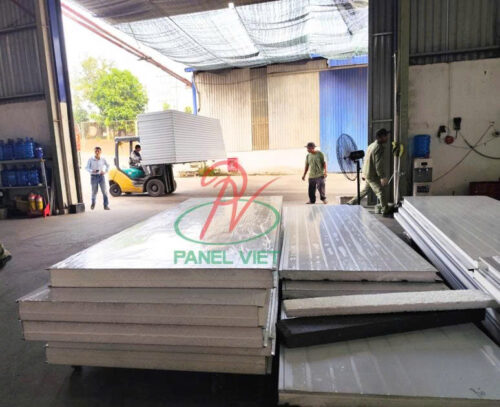 Thi công panel EPS 75mm phòng sạch dược phẩm