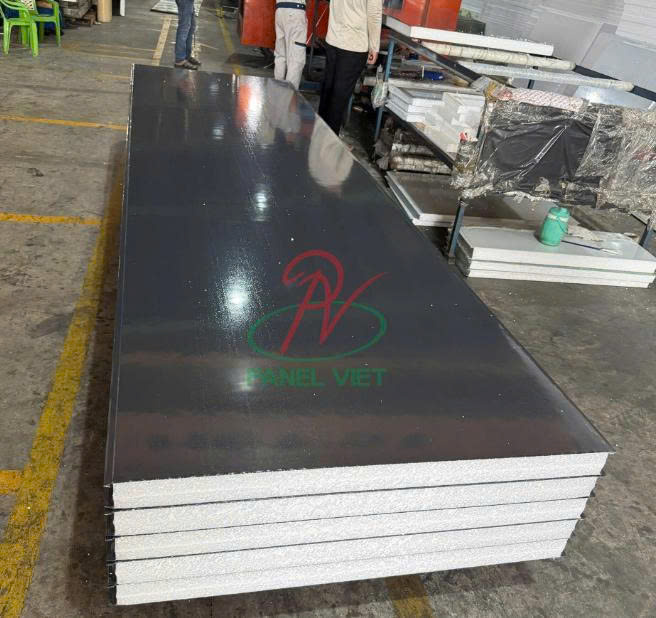 vách panel màu xám lông chuột