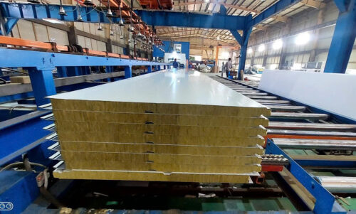 phòng sấy sử dụng panel rockwool