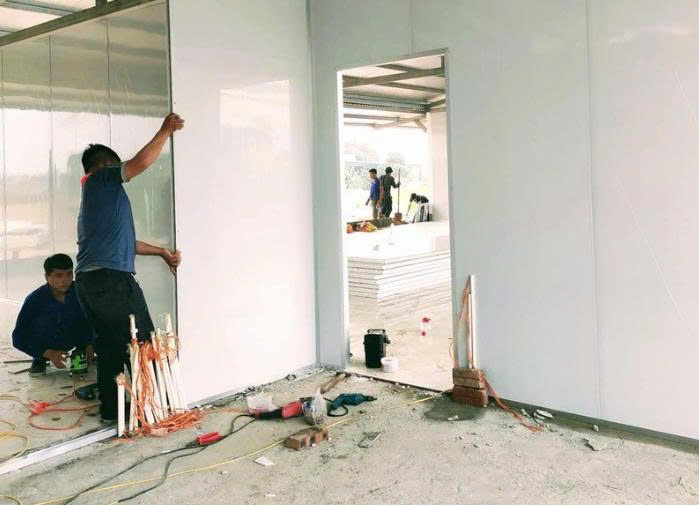 thắc mắc về nhà tiền chế panel