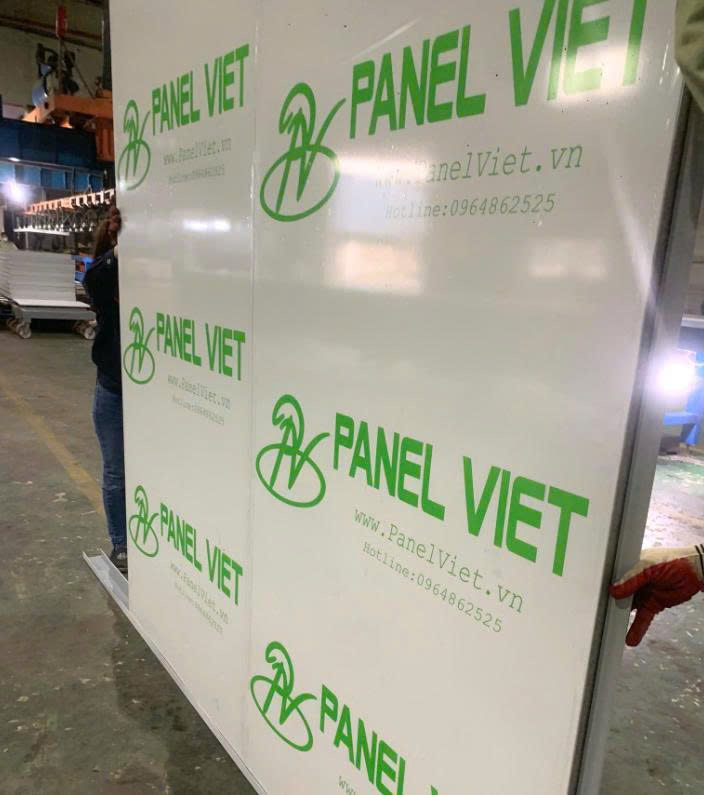 vách nhà xưởng bao bì làm từ panel EPS