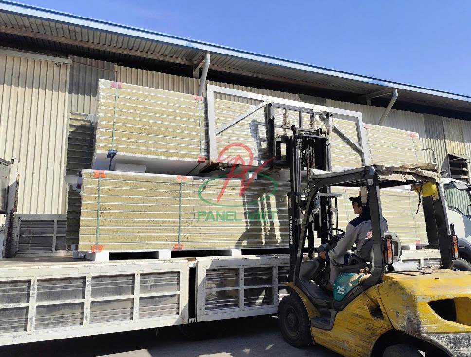 Panel Làm Vách Nhà Xưởng Sản Xuất Giấy