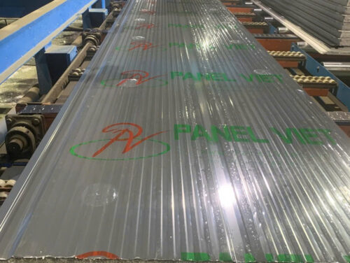 giá panel tường ngoài xám ghi