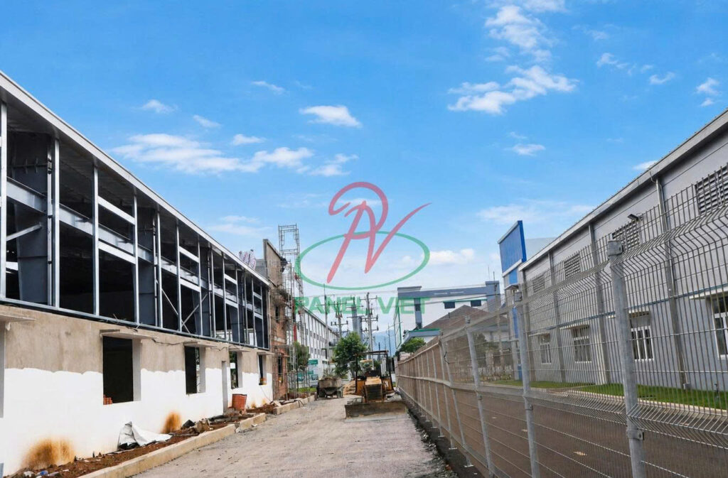 panel EPS làm vách nhà xưởng KCN Vũng Tàu